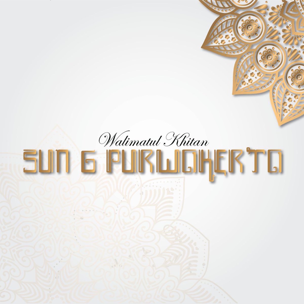 mugi gusti maringi waras sehat slamet kangge nglancaraken sunatan niki, amin