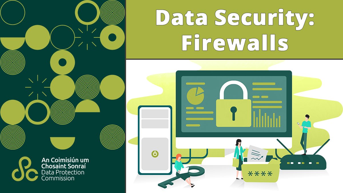 What are the principles of data security under the GDPR? Firewalls - A key weapon in combating unauthorised access attempts and absolutely essential where there is any external connectivity to other networks or to the internet. Learn about Data Security: dataprotection.ie/en/organisatio…