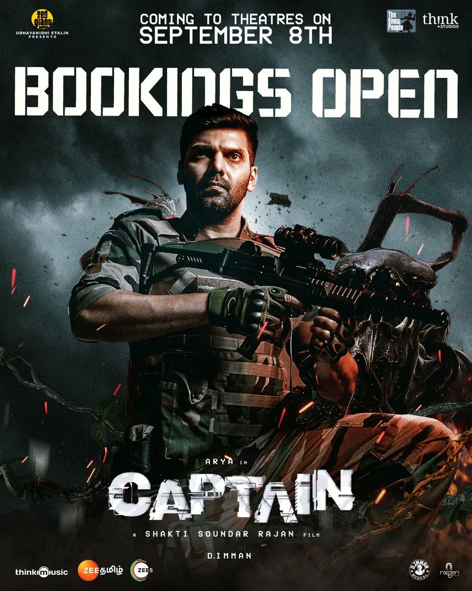 Sri_Senthilvel's tweet photo. Actor @arya_offl - Dir @ShaktiRajan's Action adventure
#Captain in your @Sri_Senthilvel Cinemas From Tomorrow 🤩
Book Tickets 🎟 #ticketnew.com
@SimranbaggaOffc @AishuLekshmi @immancomposer
@ThinkStudiosInd @thinkmusicindia #CaptainFromTomorrow https://t.co/kRp4PDiBY1