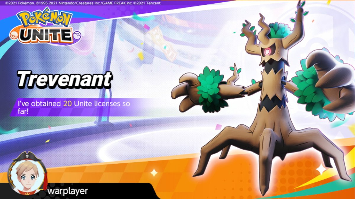 warplayer's tweet photo. Getting back into #PokemonUNITE and decided to pick something appropriate for the upcoming Spoopy Season. #NintendoSwitch https://t.co/ySqO2yx2WZ