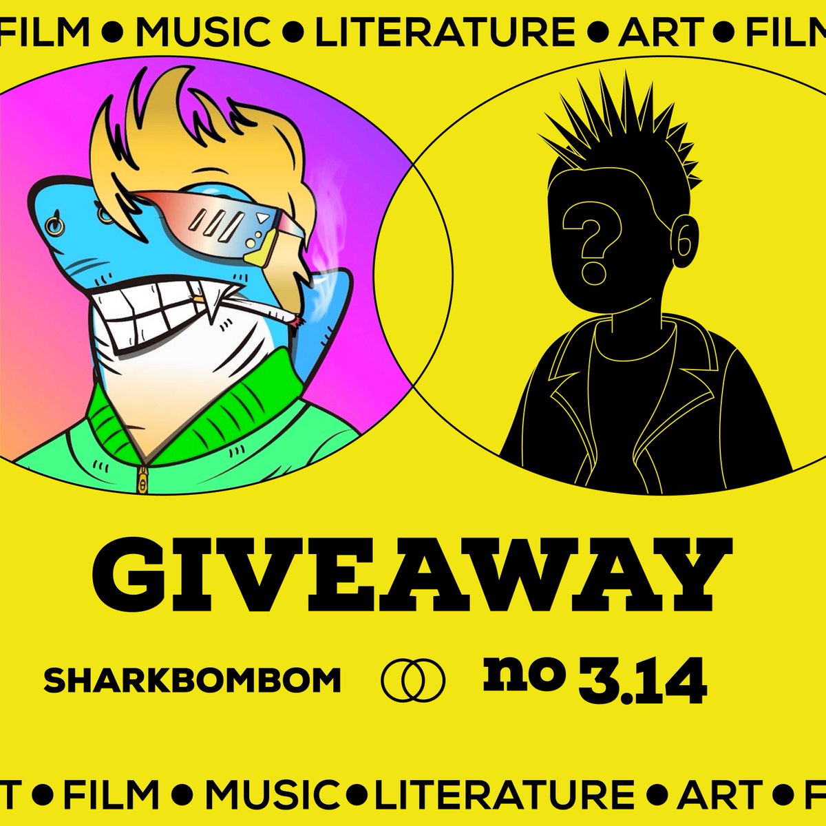 🥫 Sharkbombom x ⁿᵒ 3.14 WL x 3 Giveaway 🥫

1️⃣  // 加入  discord.gg/nrPsB47Dt6
2️⃣  // 追蹤 <a href="/no314_nft/">ⁿᵒ 3.14</a> <a href="/shark_bom/">Sharkbombom Lab</a>
3️⃣  // Like &amp; RT

🥫 48 Hours

#NFTs #no314 #WLGiveaway #NFTGiveaway