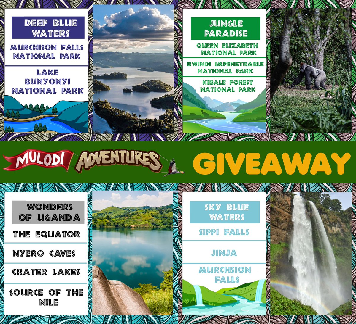 mizano_ltd's tweet photo. WE ARE GIVING AWAY FREE NYEGENYEGE FESTIVAL TICKETS!! @NyegeNyegeFest Enter the raffle, below. Winners announced this weekend!  #mizano #mulodiadventures #raffle #win #uganda #tourism #NyegeNyege22 #NyegeNyegeFestival https://t.co/wANbPhNCSF