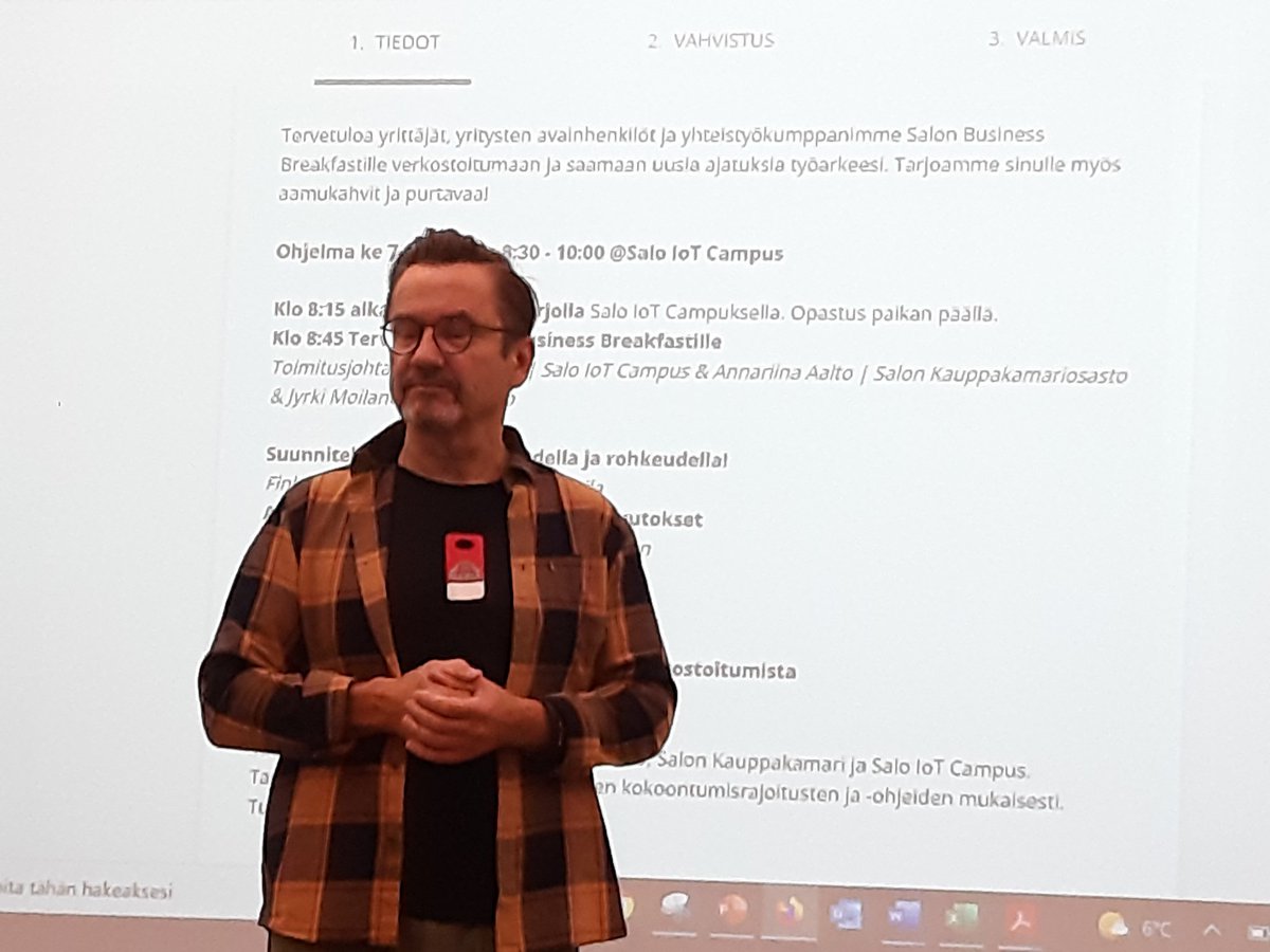 #vastuullisuus #uteliaisuus #rohkeus ovat tärkeimmät ajurit läpi kaiken bisneksen kertoo Jukka Kurttila <a href="/FinlaysonSuomi/">Finlayson</a> <a href="/SaloIoTCampus/">Salo IoT Campus</a> <a href="/YrityssaloOy/">Yrityssalo</a>