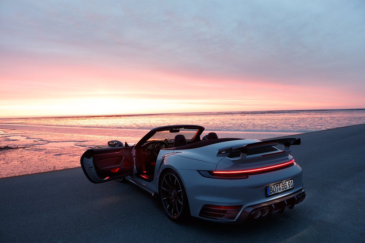 BrabusKuwait's tweet photo. Exclusive BRABUS refinement program for the Porsche 911 Turbo S Cabriolet/Coupé (992) from Brabus Kuwait from Al Mulla Group.
Elegant-sporty carbon fibre aerodynamic package for front, side, and rear.
Coming Soon. Stay Tuned! And register your interest.
#BrabusKuwait https://t.co/aXaLqQr1q9