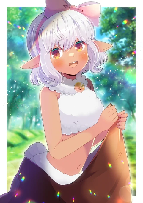 Sheep()さん宅の子を描かせて頂きました!リクエスト有難うございます  #Skeb #Commission #よその子 