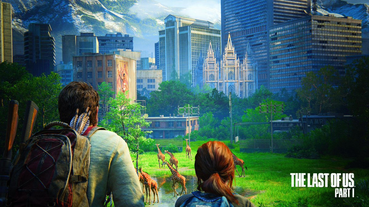 thatyoungsquier's tweet photo. "Even in a world of darkness there is beauty" #Calmbeforethestorm  #Joel, #Ellie, #PS5Share, #TheLastofUsPart, #WorldofVP, https://t.co/ZuW9XOs2Xd