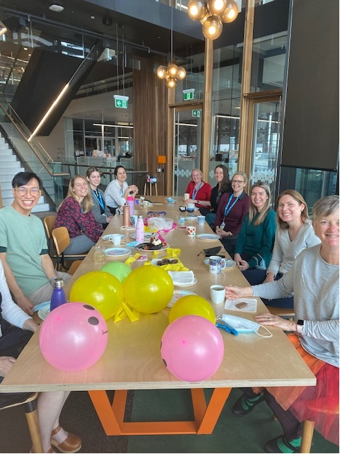So fortunate work with an amazing team @wccnr! We celebrated #WomensHealthWeek and #ruokayday with jam drops, cake and some laughs #blessed #WomenInResearch #StrongWomen #gratitude