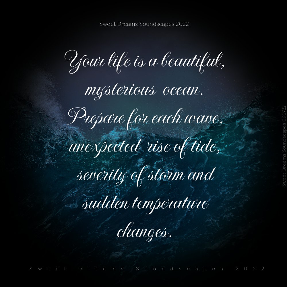 sweetsoundscape's tweet photo. #life #LifeisBeautiful #LifeIsKnowing #changes #ocean #MentalHealthAwareness #mentalhealthsupport #mentalhealth #Preparedness #Awareness #AWAKE #strength #inspiration #Motivation #Empowerment https://t.co/Fc72kbFKpj