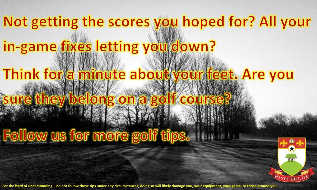HasteHillGC's tweet photo. WEDNESDAY WORDS OF WISDOM. The best golf hints, tips &amp; quotes to  improve your game. #hastehillgc #northwood #northwoodhills #golf #golfcourse #golfclub #golflife #golftips #golflessons #golftuition #golfswing #wisdomwednesday #wednesdaywisdom #wednesdaywins https://t.co/vzmeFsweXf