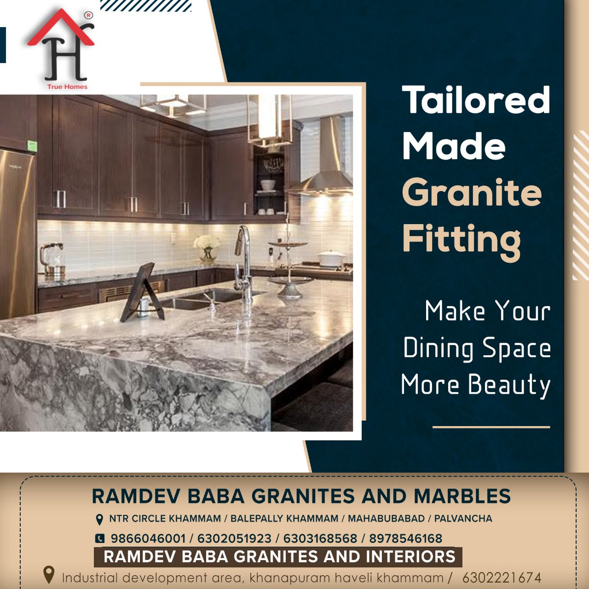 ramdev_and's tweet photo. He who writes prose builds his temple to Fame in rubble; he who writes verses builds it in granite.
Contact us :+91 70757 65998
https://t.co/yZ3C041MNy
#ramdevmarbles #hyderabad #khammam
#ramdevbabamarblesgranites #marbles #granites #graniteswhite
#blackgranites #homebuilders https://t.co/ORDVT4ybx6