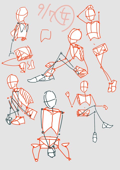 骨格トレースのtwitterイラスト検索結果