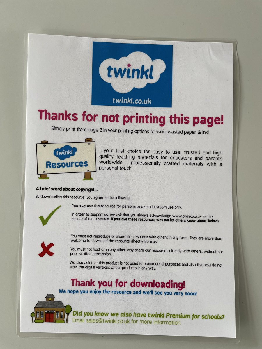 Not only has someone printed this, but they’ve laminated it too 🤔