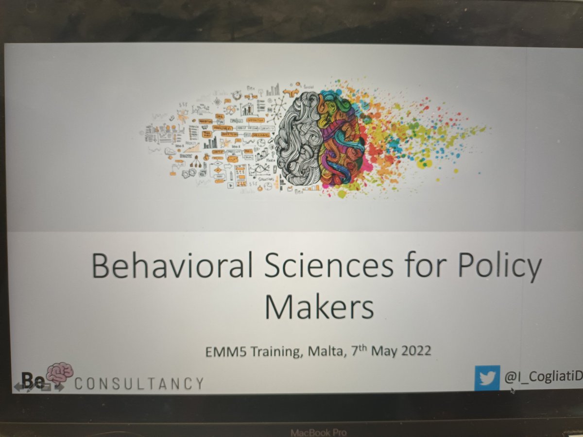 Very excited for our second training on behavioral sciences for policy makers at <a href="/Euromedmigr/">EUROMED Migration V</a> training <a href="/ICMPD/">ICMPD</a>