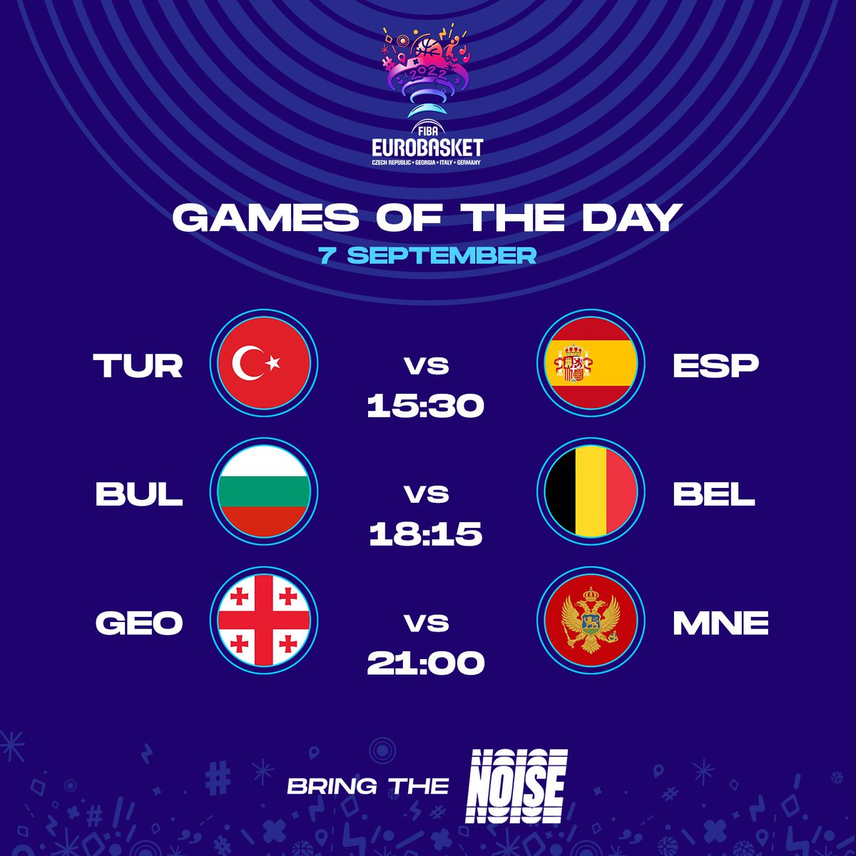 🏀 Last #EuroBasket game day in Tbilisi! 

🎟️ Tickets - tkt.ge
🔴 Watch live - 1tv.ge