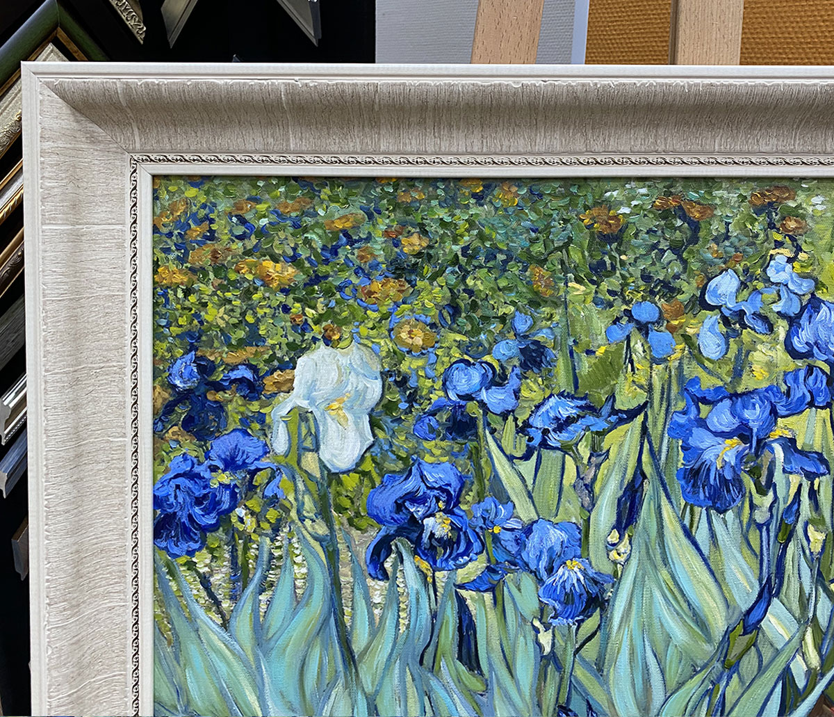DasArtRu's tweet photo. Копия картины маслом Ван Гога "Ирисы" 🖼

#дасарт #dasart #картинымаслом #копиикартин #вангог #картиныдляинтерьера #ирисы https://t.co/XqUVG3c8xu https://t.co/p6S4BESIWN