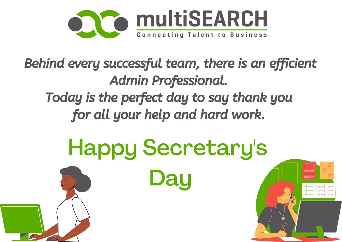 multiSEARCHSA's tweet image. Happy Secretary’s Day!

#changinglives #secretaryday2022 #multisearch