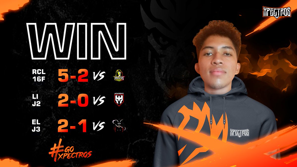 Xpectros (@xpectroscr) on Twitter photo #HatTrick🔥
Pleno de victorias en el primer día de temporada.
🆚️<a href="/IVSGaming_/">B3</a>
🏆@ROYALCHAMPIONS4
🏅<a href="/Calli215/">Calli.2</a>
🆚️<a href="/WSAcademyCR/">Warriors Squad Academy</a>
🏆<a href="/liga_imperial/">Liga Imperial</a>
🏅<a href="/Gabriel18_CR/">Gabrielitoo :)</a> & <a href="/DarkNoeCR/">노아DarkNoe™</a>
🆚️<a href="/AS_AMICE/">『✙A͙M͙I͙C͙E͙↭S͙P͙O͙R͙T͙S͙✙』</a>
🏆<a href="/EmpireLeagueCR/">EmpireLeague™</a>
🏅<a href="/BrianGeovannyR2/">Brian</a>
🗣 <a href="/Beto__CR21/">Beto</a>
🗣 <a href="/YupanFernando/">FernandoYM30</a>
#GoXpectros☠🔥🧡 #HatTrick🔥
Pleno de victorias en el primer día de temporada.
🆚️<a href="/IVSGaming_/">B3</a>
🏆@ROYALCHAMPIONS4
🏅<a href="/Calli215/">Calli.2</a>
🆚️<a href="/WSAcademyCR/">Warriors Squad Academy</a>
🏆<a href="/liga_imperial/">Liga Imperial</a>
🏅<a href="/Gabriel18_CR/">Gabrielitoo :)</a> & <a href="/DarkNoeCR/">노아DarkNoe™</a>
🆚️<a href="/AS_AMICE/">『✙A͙M͙I͙C͙E͙↭S͙P͙O͙R͙T͙S͙✙』</a>
🏆<a href="/EmpireLeagueCR/">EmpireLeague™</a>
🏅<a href="/BrianGeovannyR2/">Brian</a>
🗣 <a href="/Beto__CR21/">Beto</a>
🗣 <a href="/YupanFernando/">FernandoYM30</a>
#GoXpectros☠🔥🧡