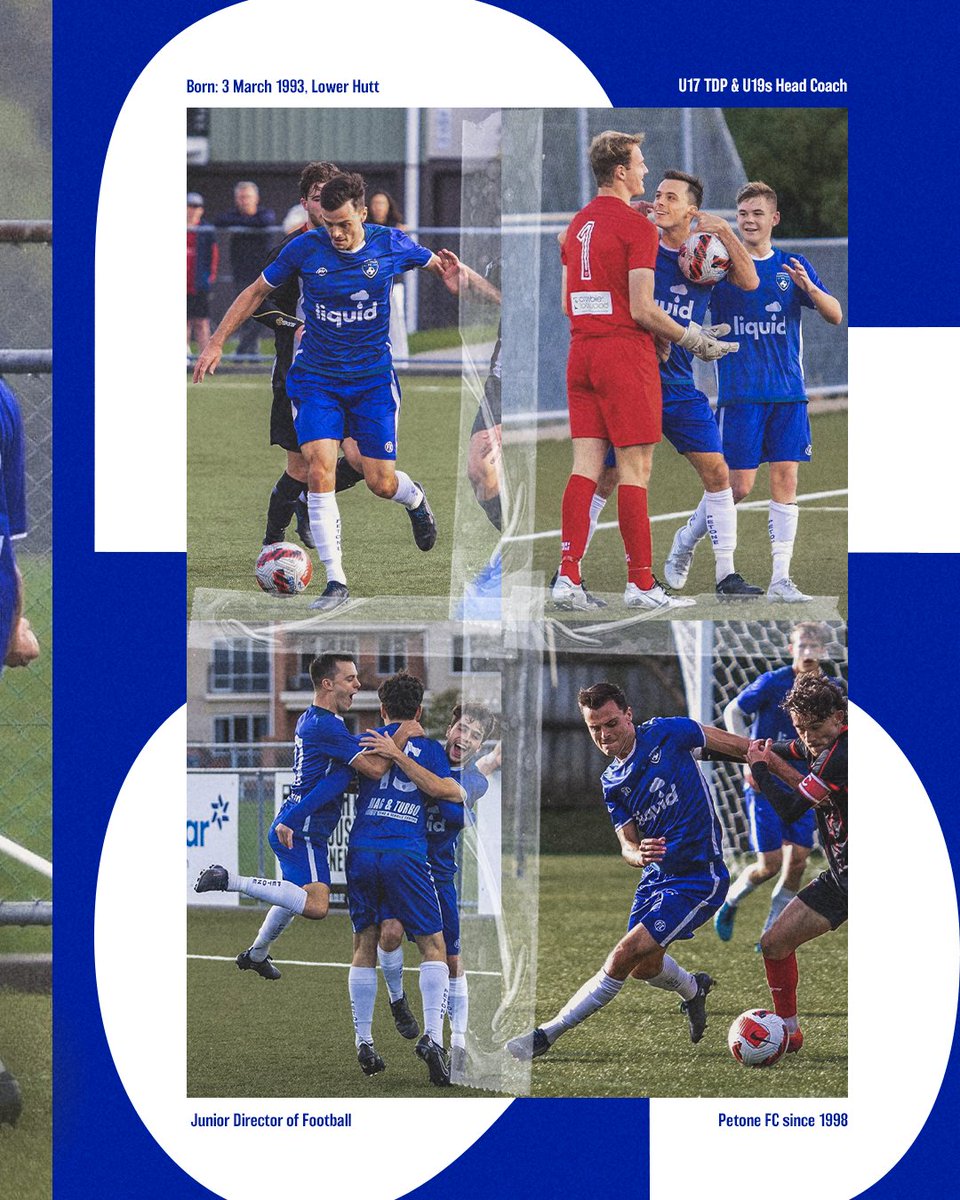 PetoneFC's tweet photo. 🔦 | #PeopleOfPFC

This week the spotlight is on Men's First Team player &amp; Petone FC's Junior Director of Football, @SamPickering7  👊🏼😍

#PetoneFC #AllBlue 💙🤍 https://t.co/kIecJEYEng