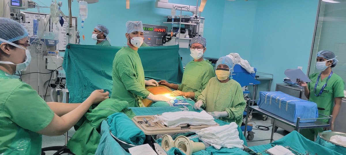 erena_pradhan's tweet photo. Overwhelming experience of working at Max Superspecialty Hospital,saket under @dranantkumar1 . Deep gratitude for this opportunity, learned a lot, seen volume and variety of Urological cases. Thank you everyone for making me feel like home🙏 https://t.co/CtqeY9CZJx
