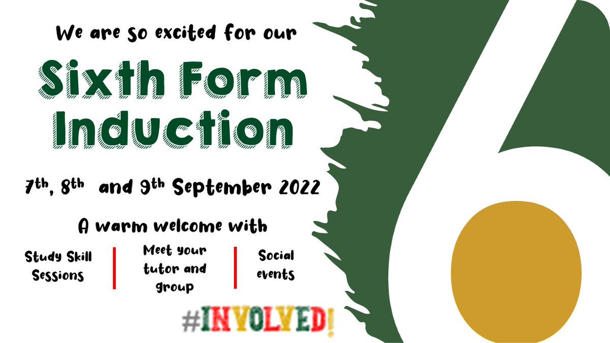 TGAWSixthform's tweet photo. Can not wait to welcome our new year 12s and welcome back our year 13s this morning. I hope they are all ready to get involved! #involvedTGAW6thForm @TGAWPrincipal https://t.co/eZdOFkdJqa
