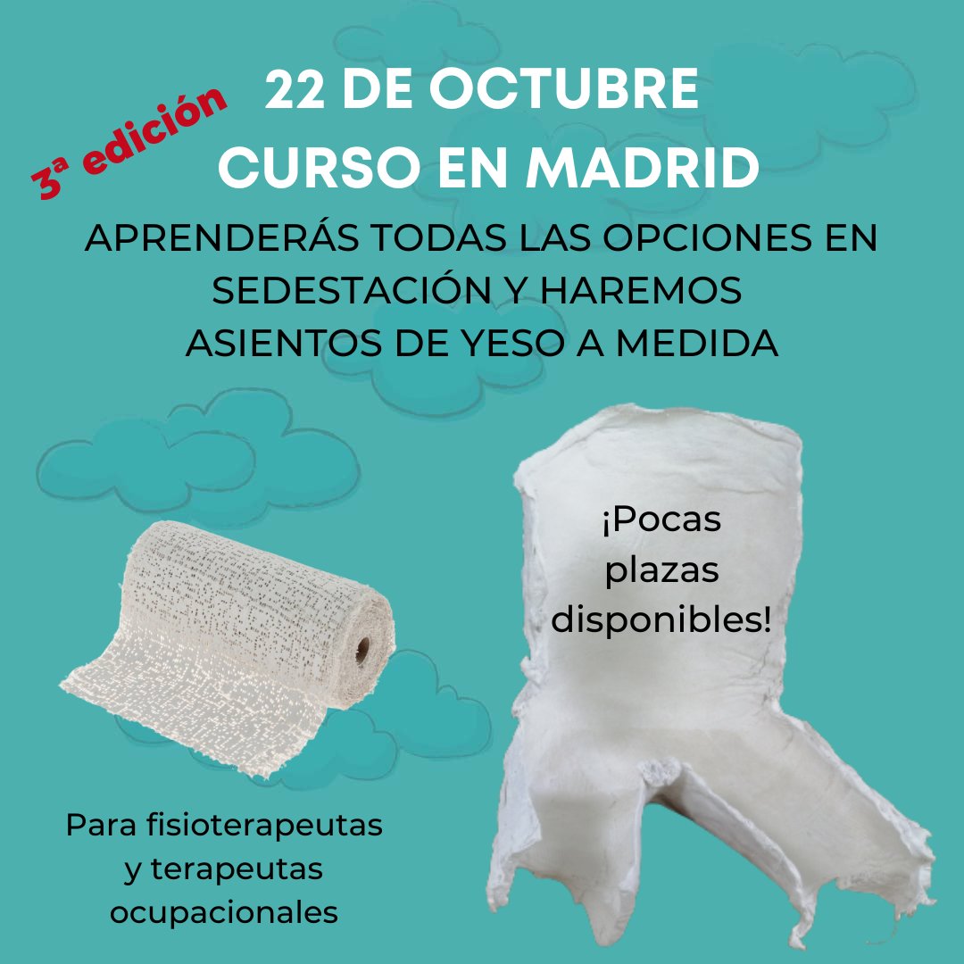 Si eres fisioterapeuta o terapeuta ocupacional y quieres aprender sobre sedestación infantil, te encantará este taller:
 gloriapomares.com/taller-asiento…

#Fisioterapia #rehabilitacion #terapiaocupacional