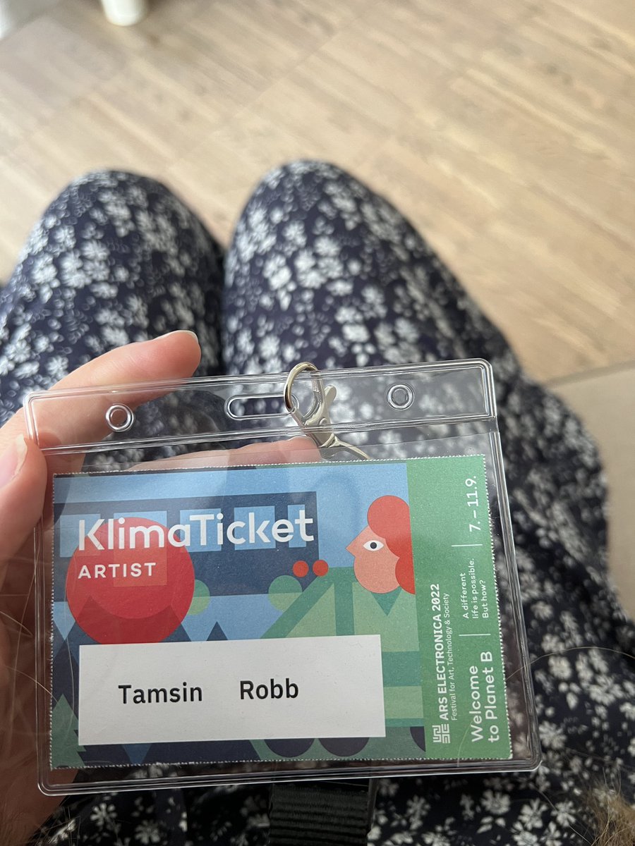 Day 1 of Ars Electronica is here - loving my artist pass, and thought I’d better rep a handmade outfit - now just to try and remember my science and say all the right things. spy the other handmade outfits waiting in the wings - yes I used this trip as an excuse for sewing….