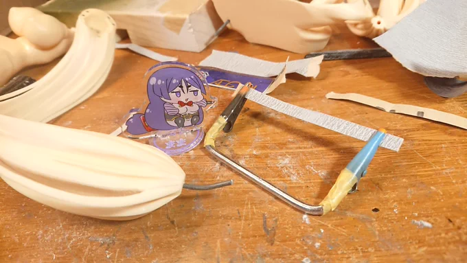 鑢がけしててコレ持ってなかったなーと思って作りました 