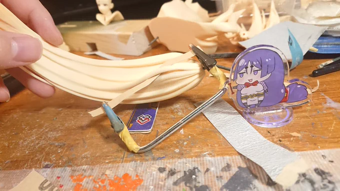 鑢がけしててコレ持ってなかったなーと思って作りました 