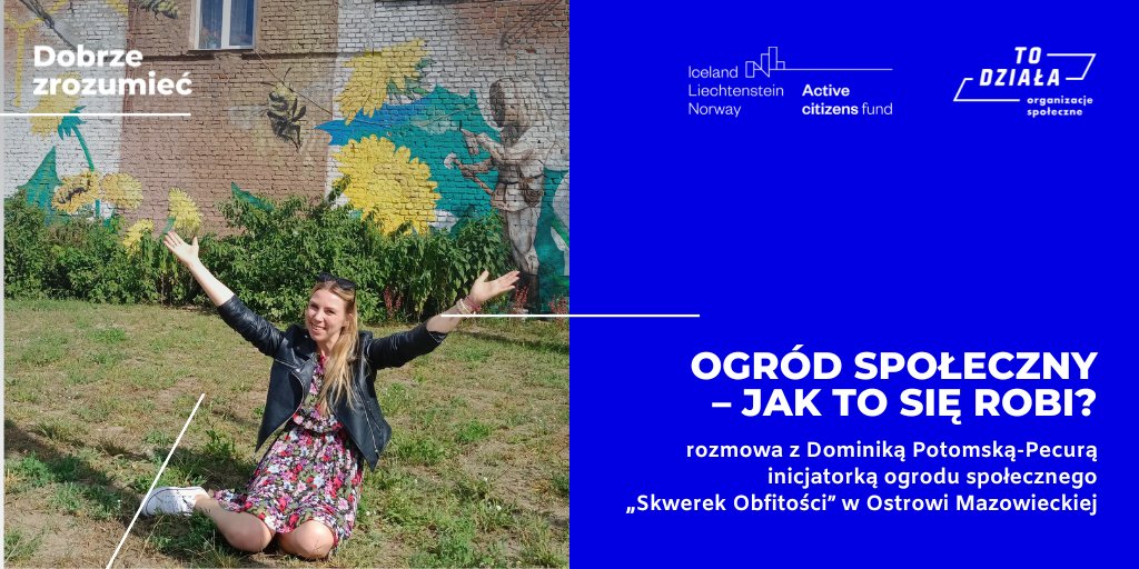 To cudowne miejsce do działania ze społecznością lokalną – tak Dominika Potomska-Pecura, animatorka kultury i instruktorka teatralna, mówi o ogrodzie społecznym. 🏡

Posłuchajcie, jak stworzyć taką przestrzeń u siebie!
🎧 Spotify: spoti.fi/3cR4xo0