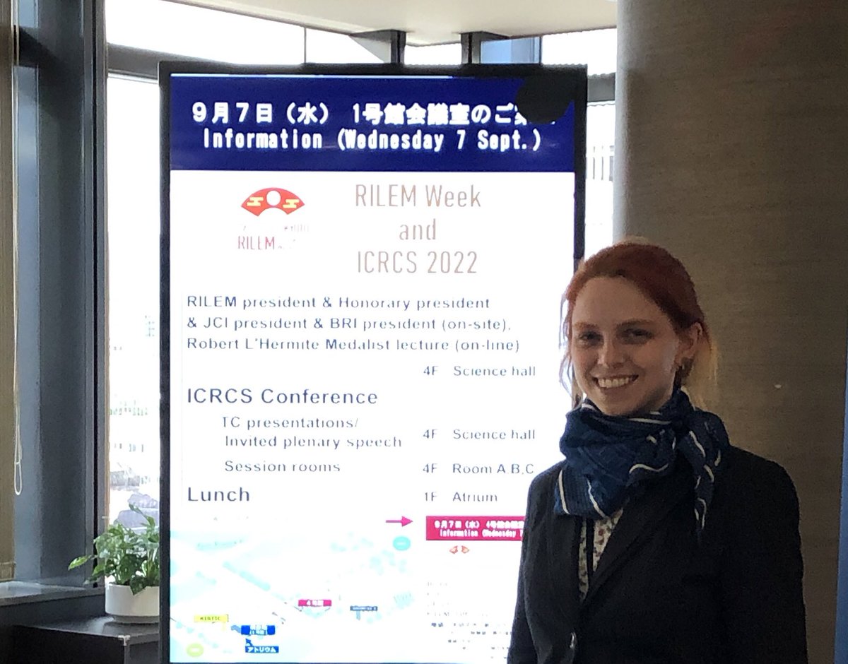 ManningerTanja's tweet photo. Just had my presentation about eco friendly stabilization of loam for the #ICRCS2022 parallel to the @RILEM1947 week in #kyoto. Thanks to @BAMResearch to enabling me to be part of this great #science community! 
#WomenInSTEM https://t.co/yCzbmNy87c