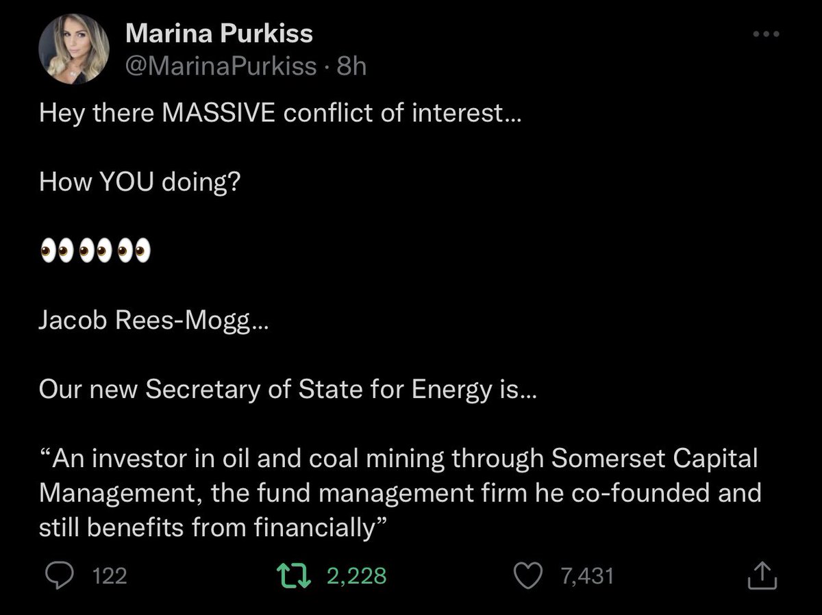 StopBSCampaign's tweet photo. @mrjamesob One final, desperate 24 month raid of what’s left of hollowed out Britain. May I humbly suggest this topic… not forgetting Truss is an ex Shell employee. https://t.co/DysMpqG0Uf