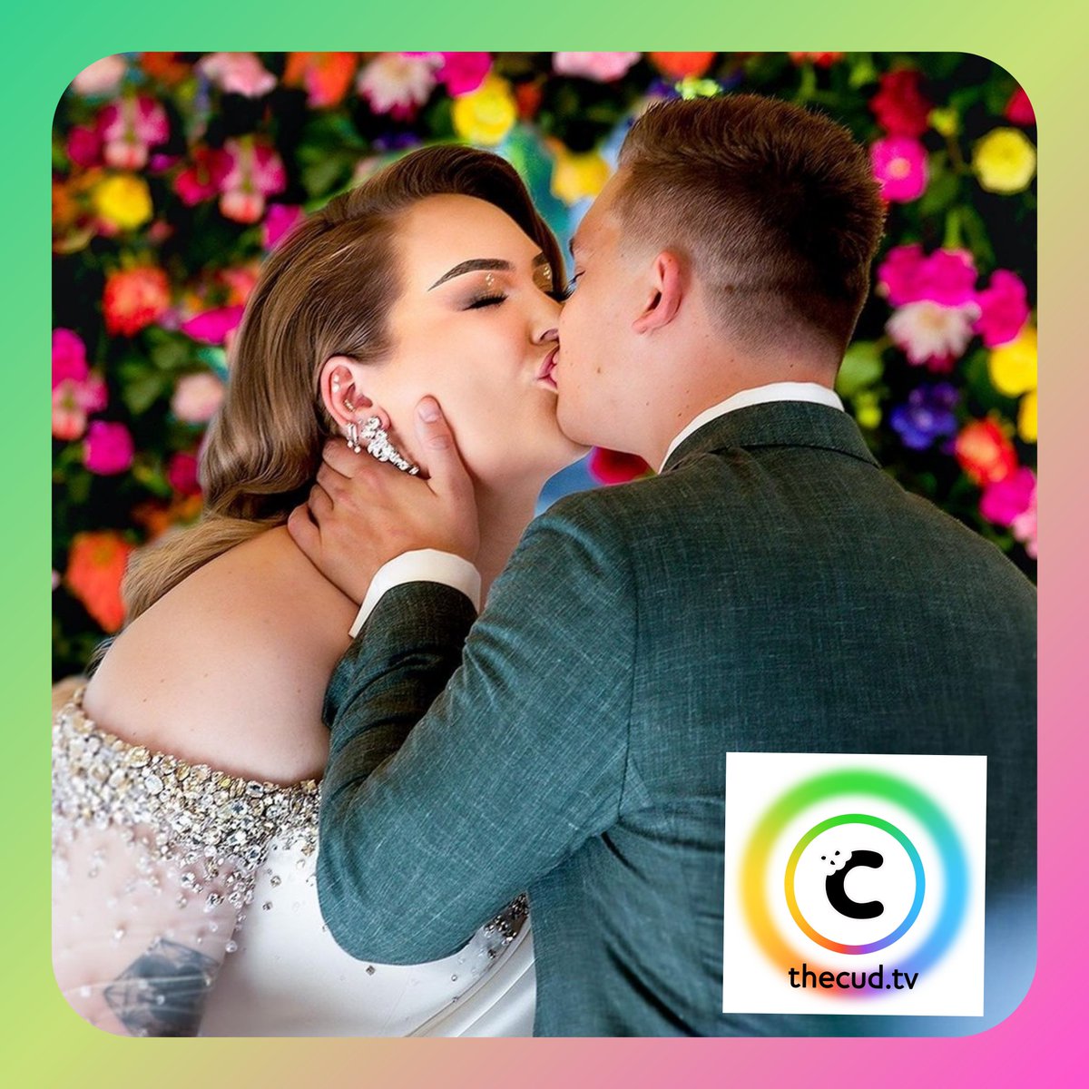 thecudtv's tweet photo. Congratulations to MUA YouTube star @NikkieTutorials & her (hot!) new hubby, Dylan, on their wedding! #translifematters https://t.co/t70oBH70TO