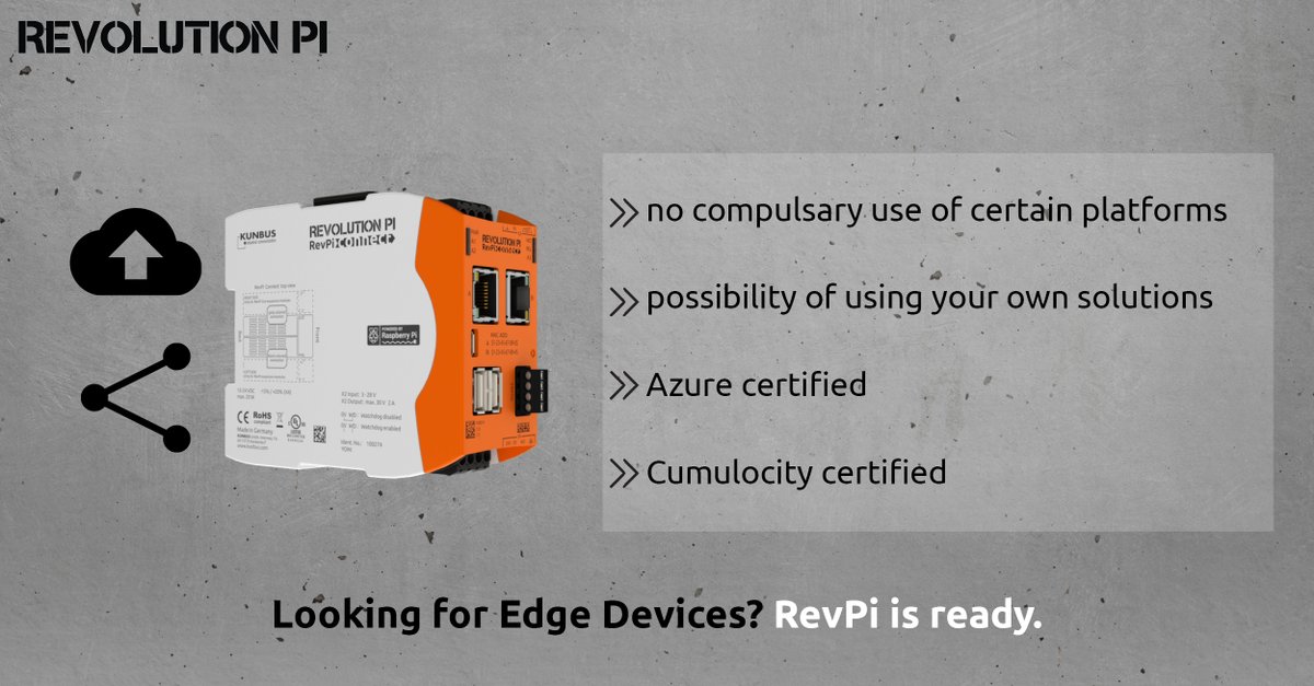kunbus_gmbh's tweet photo. RevPi🧡Clouds
#clouds have become indispensable in industrial automation. When you want to use and analyze process data efficiently, edge computing is almost necessary. If you are looking for an open, cost-effective edge device, the #RevPi Connect might fit to your project⬇️ https://t.co/WnrhrSMG8F