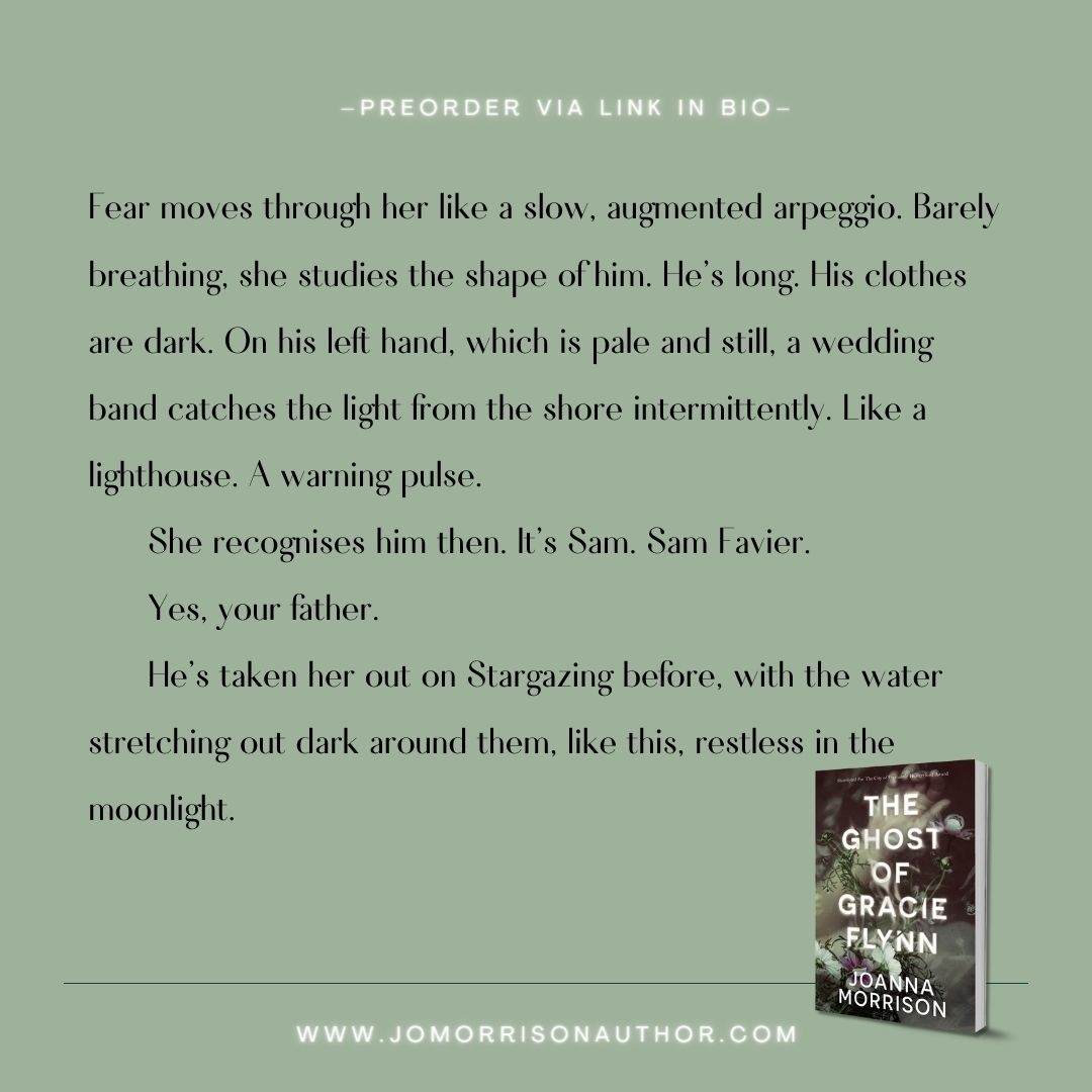 JodijoMo's tweet photo. 🌟Four weeks to go!🌟
Time for a tiny teaser ...
#writerscommunity #writersoftwitter #TheGhostofGracieFlynn #fremantlepress #writingdebut #mysterynovel #preorder #tbr https://t.co/lx8zWh9FCJ