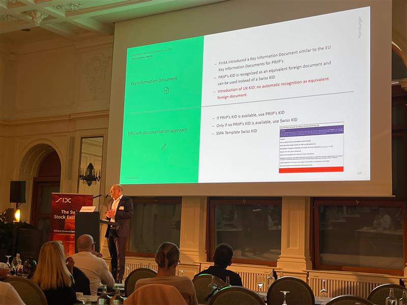 After an exciting evening program yesterday, day 2 of the 12th #ISPF is kicked off with an update on the regulatory development in Switzerland and the EU by the #SSPA's Director Legal &amp; Regulation Daniel Häberli and the CEO of DDV Henning Bergmann.
