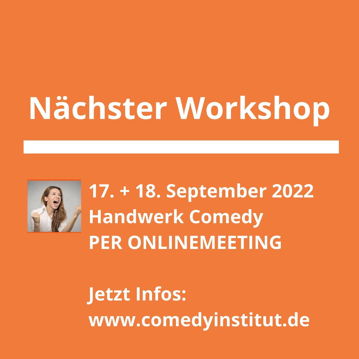 Comedyinstitut's tweet photo. Mach mit - mach Dich in Comedy fit  ;-)
#comedyschule #comedyworkshops #kabarettseminare #comedyseminare #kabarettworkshop #kabarettkurse #comedykurse  #onlineseminare #onlineworkshops #teamevents #standup #gagschreiben #gagwriting https://t.co/zVMfBhF0LU