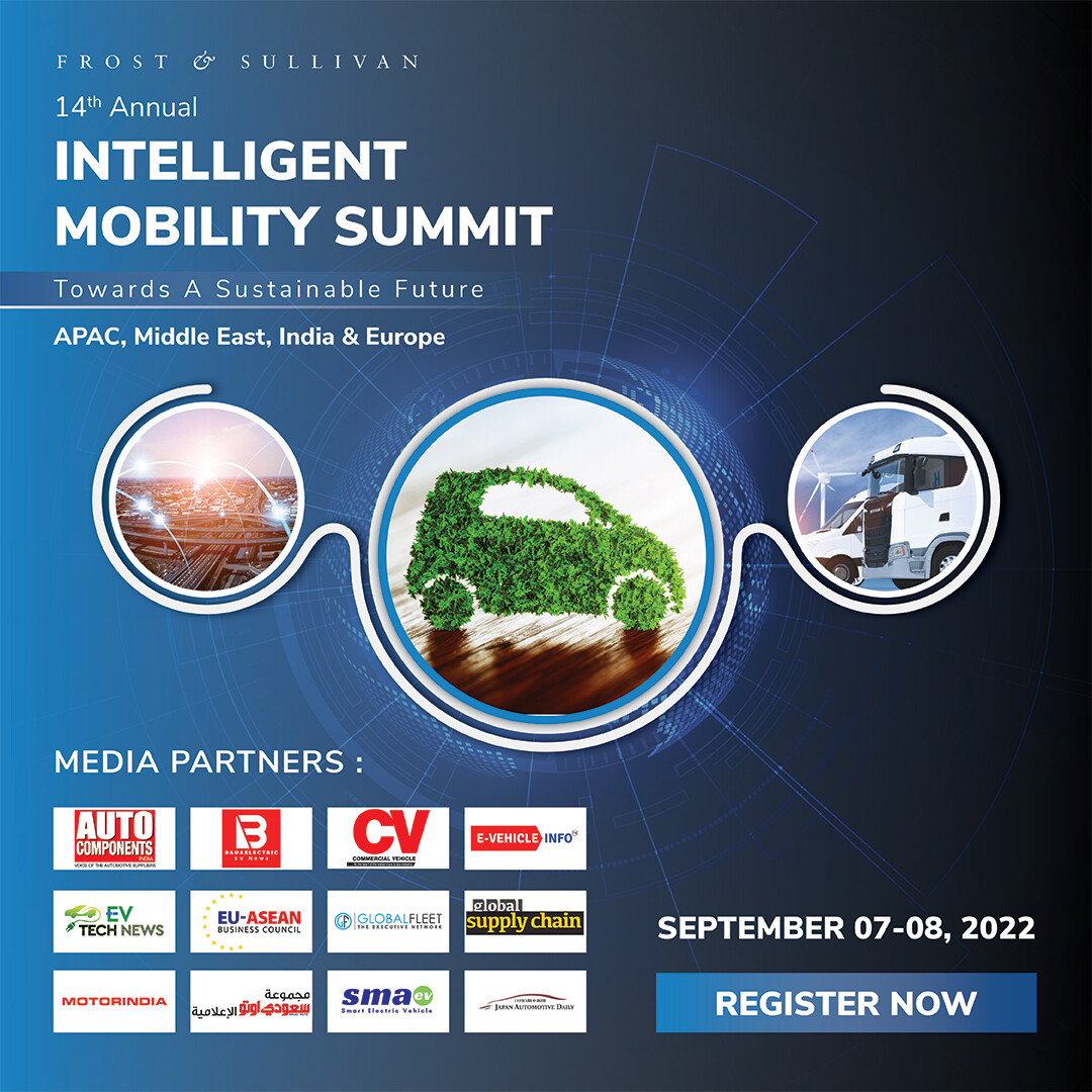 FrostSullivanIN's tweet photo. Welcome to #FrostIMS 2022!
Our flagship event themed 'Towards A Sustainable Future' this year is an opportunity for the entire new #mobility community to engage, learn & grow.
#innovatingtozero #sustainability
Join the discussion here: https://t.co/jjd6Nm3BIX https://t.co/Qe4CWytO78
