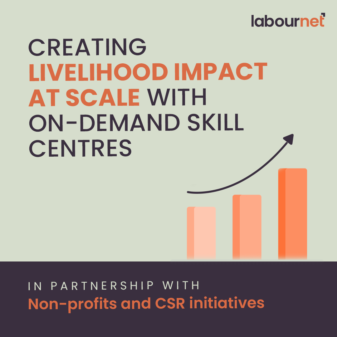 labournet's tweet photo. LabourNet works with non-profits & #CSR initiatives to create #livelihood impact for the #underprivileged.
Learn more: https://t.co/vkQJuRxXyg
#SkillLabs #TrainingCentres #VocationalEducation #Placements #YouthEmpowerment #SocialChange #Changemakers #ImpactAtScale https://t.co/iRqt1svIK1