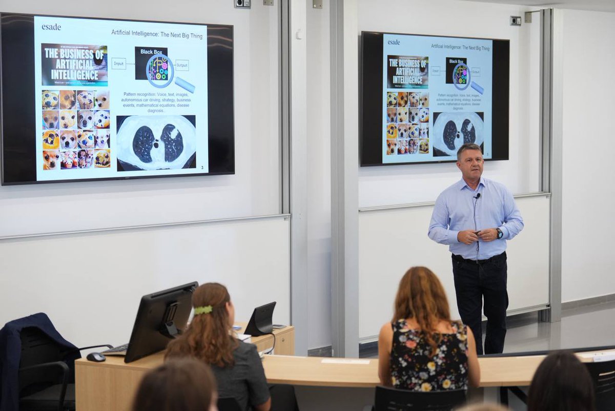 Esade's tweet photo. We are thrilled to #WelcometoEsade our BBA &amp; Bach. in Artificial Intelligence for Business (BAIB) students! The first ever edition of this double degree that combines business knowledge with #AI to lead the technological transformation! 
#ExpandingIntelligences 🚀 https://t.co/aCczYVZqwD