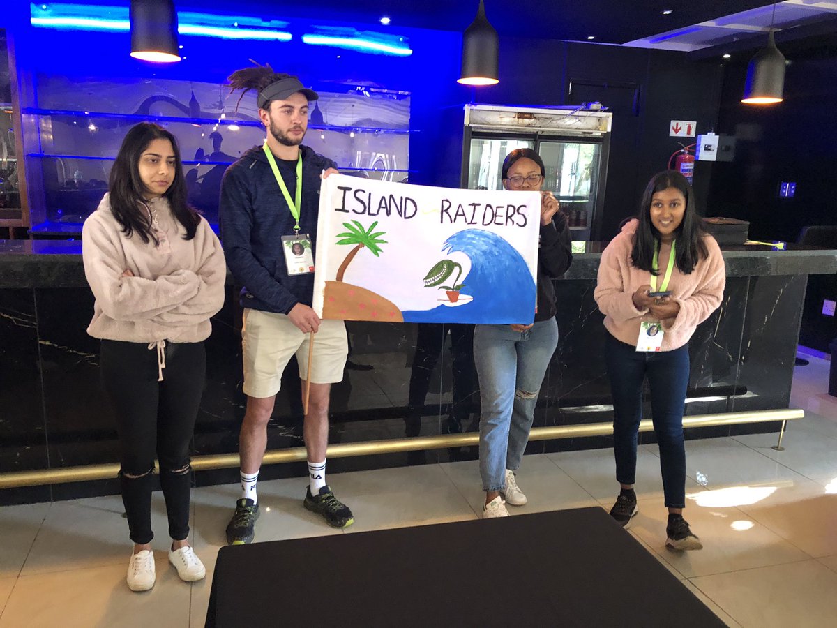 acdblab's tweet photo. The last group to present the fun flag is “The Island Raiders”
@UJBotany @go2uj
#BotanyExcursion2022 #TransmittingBotany
#UJScience
#UJ_island https://t.co/kf2bLO0ewn