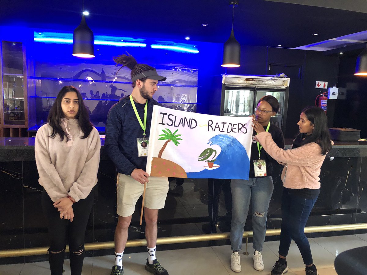 acdblab's tweet photo. The last group to present the fun flag is “The Island Raiders”
@UJBotany @go2uj
#BotanyExcursion2022 #TransmittingBotany
#UJScience
#UJ_island https://t.co/kf2bLO0ewn