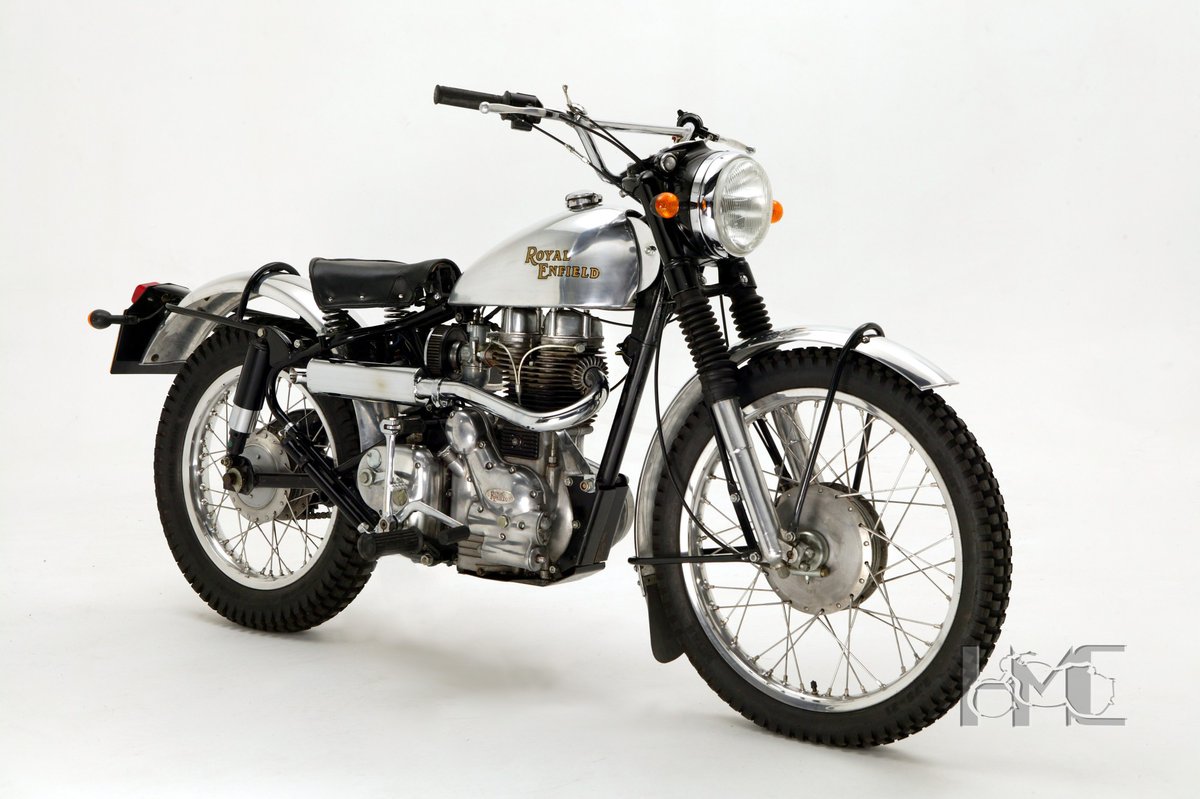 HitchcocksM's tweet photo. One of our Trials kits available for pre EFi bikes. #royalenfield #royalenfieldindia #offroad #royalenfieldbullet #enfield #trailsbike #bullet #madelikeagun #pre65 #riding #ridepure #old #vintage  #classic #classicbike #caferacer #performancekits #trials #greenlane #classictrials https://t.co/egk1TlMJJp