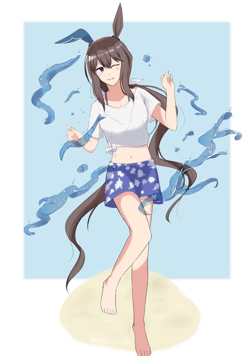 アドマイヤベガ(ウマ娘) 「Gaze on me! アヤベさん#ウマ娘 #アドマイヤベガ 」|古本屋@新刊🍈販売中のイラスト