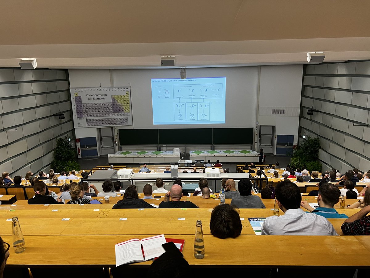 aztul's tweet photo. Enlightening presentation by @SchindlerLab at #ORCHEM22 in beautiful Münster https://t.co/x0xqzs9OAj