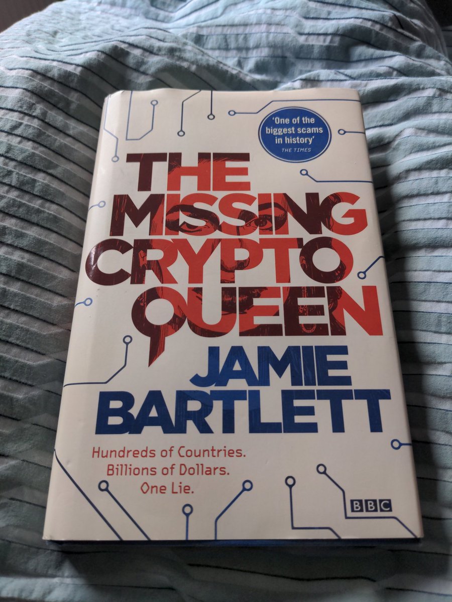IsotopesGirl's tweet photo. Oh wow @JamieJBartlett! I've just finished. Brilliant read and such a tantalising ending - hope book 2 is named The Found CryptoQueen!! https://t.co/bHPj0zCWUs