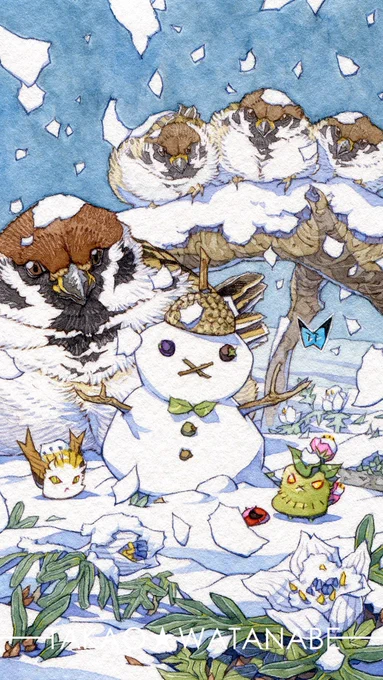 『僕の作った雪だるま』 