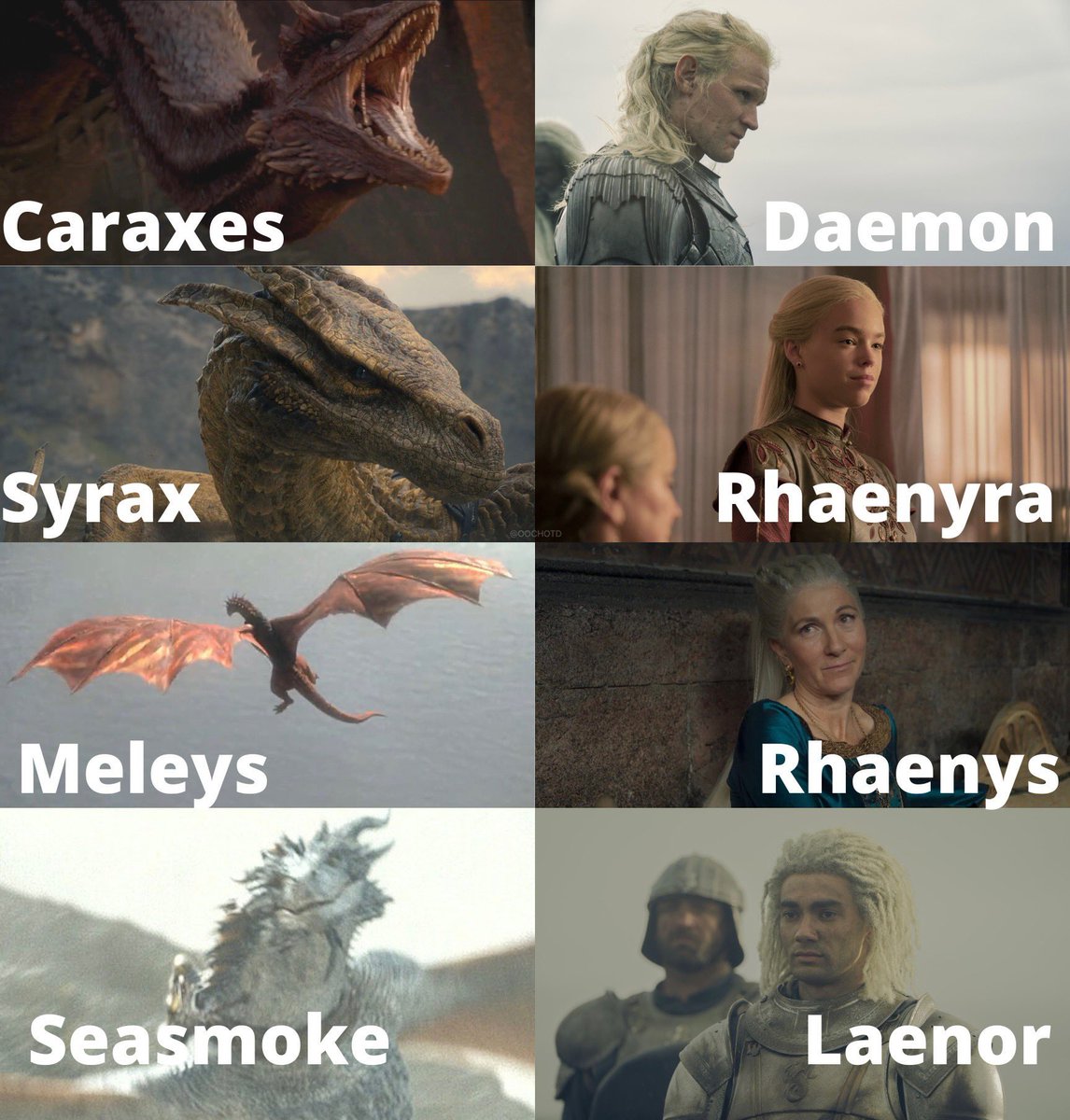 The Dragons and their Valyrian riders… so far 👀 #HouseoftheDragon  #HOTD