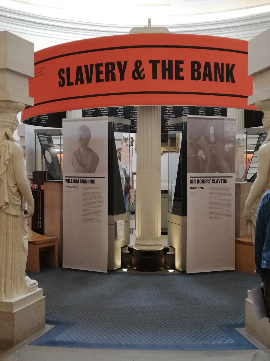 OneGP5's tweet photo. After seeing a post on here about an exhibit I wasn't aware of, I went yesterday afternoon. I visited the Slavery &amp; the Bank exhibition at The Bank Of England, London. I wasn't angry, (1/2) https://t.co/lg0arGOAJ2