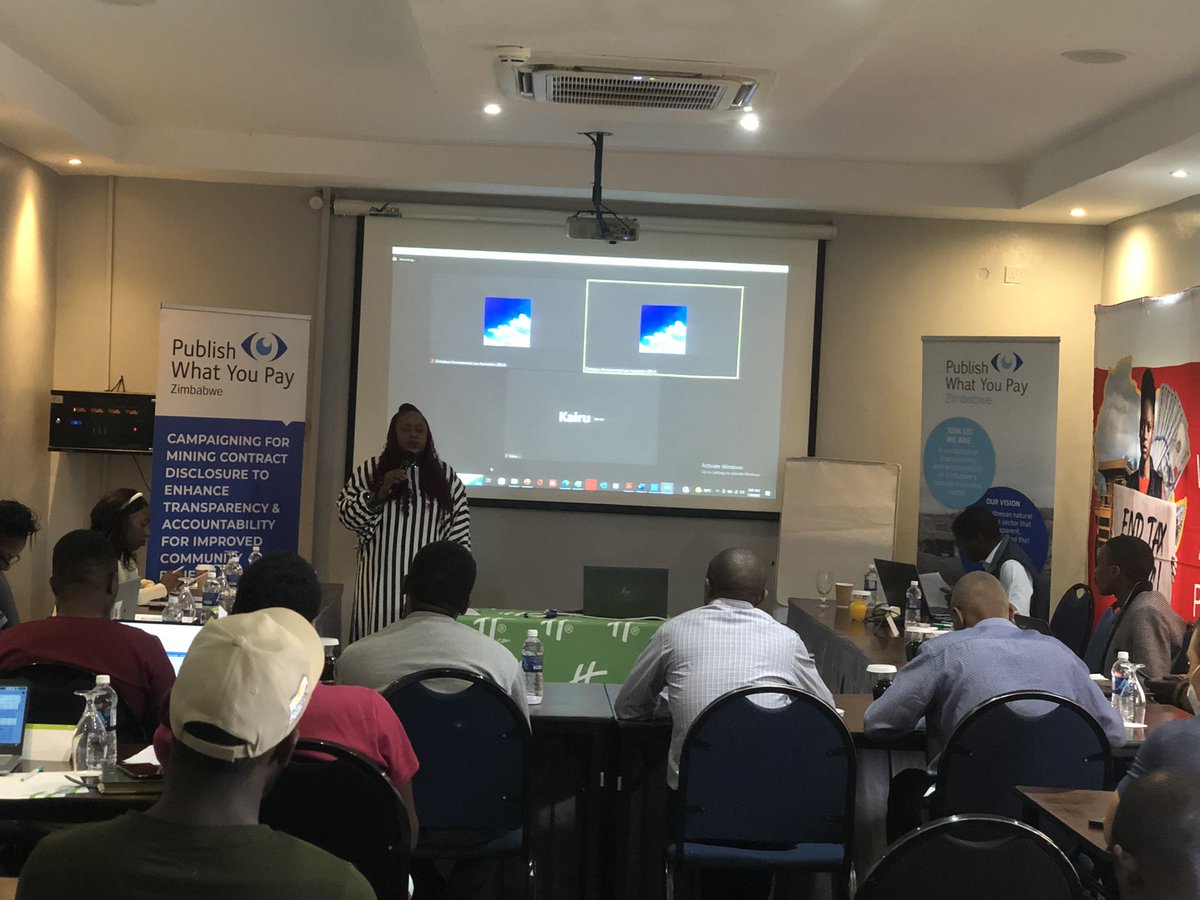 DChidarara's tweet photo. Day 3 of #ZAMI2022 kicks with @PWYPZIM hammering on mining contracts disclosure as a way of improving transparency and accountability. With no transparency there cannot be accountability. Transparency on just transition minerals is a must. https://t.co/wiTyi2tjoV