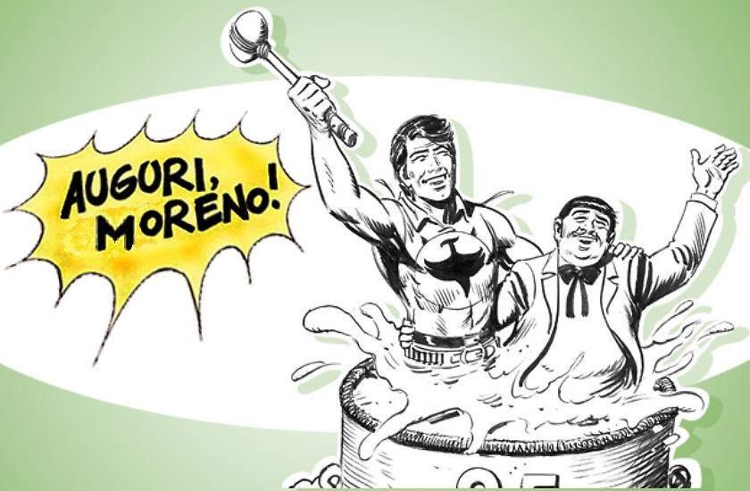 Auguri di buon compleanno al grande <a href="/Morenozagor/">Moreno Burattini</a> che oggi compie 49 anni più IVA e ci perdona il fotoritocco...